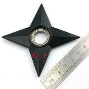 Black Shuriken Fidget Spinner