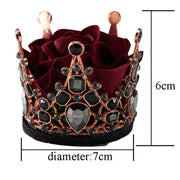 Baroque Gothic Rose Crown Hair Clip