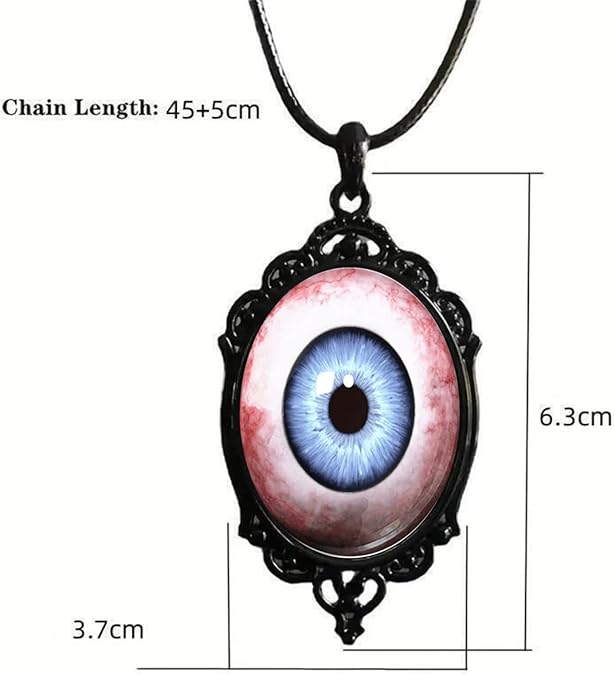 Gothic Eye Pendant Necklace