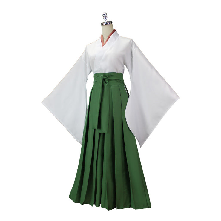 Miko Shrine Maiden Green Hakama Set