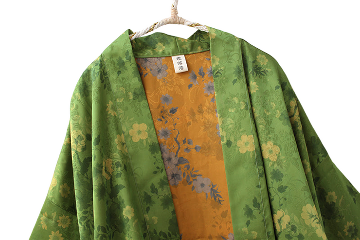 Royal Green Traditional Women Haori