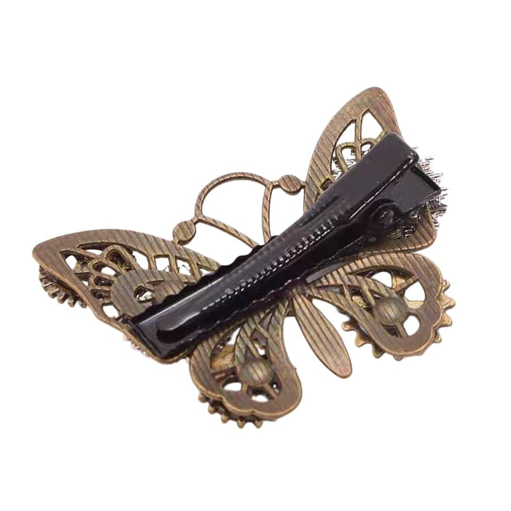 Steampunk Butterfly Gear Hairclip