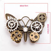 Steampunk Butterfly Gear Hairclip