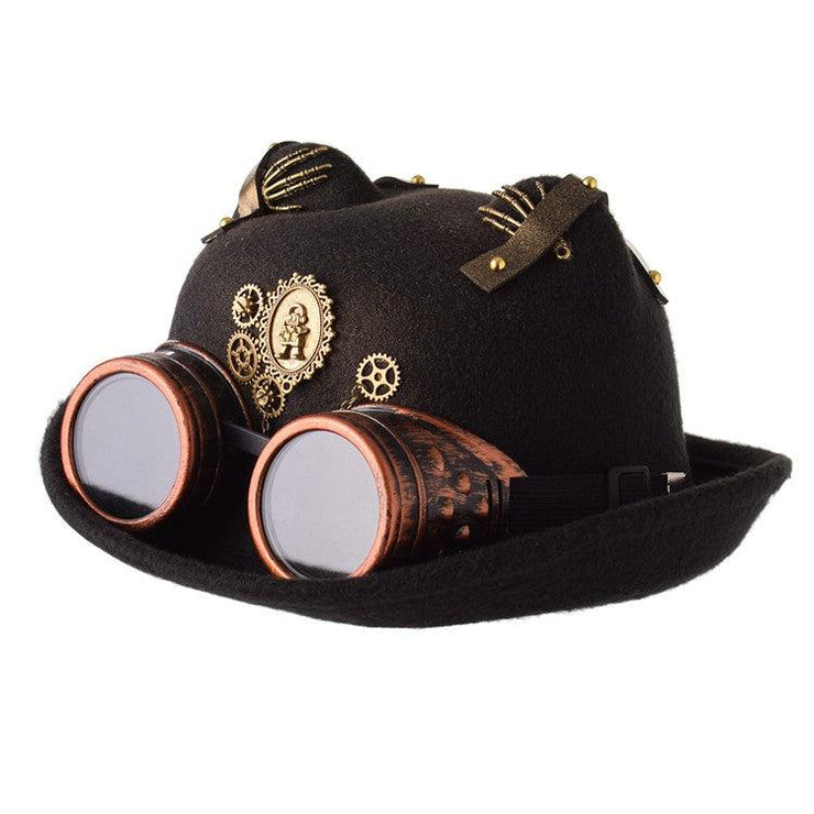 Steampunk Cat Ear Top Hat