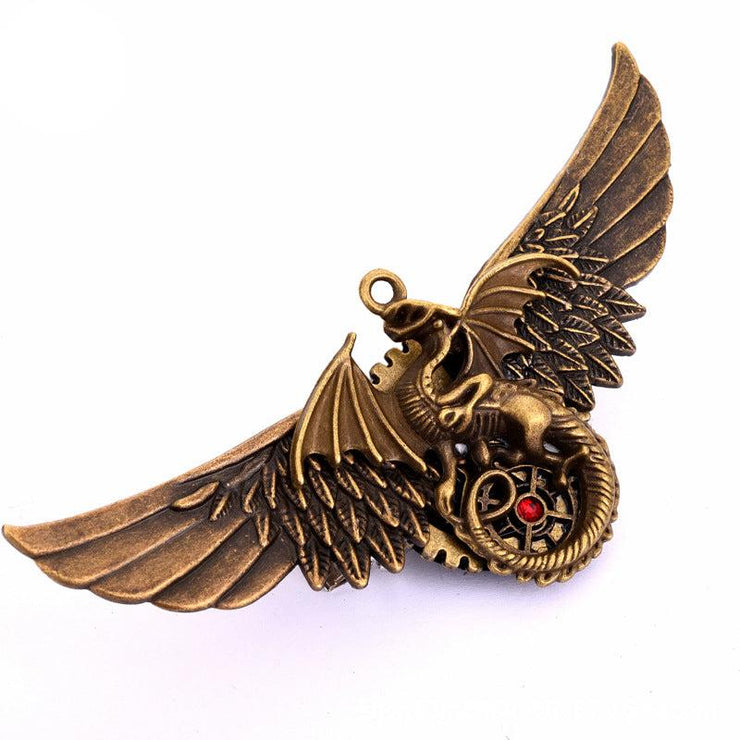 Steampunk Dragon Wing Hair Clip