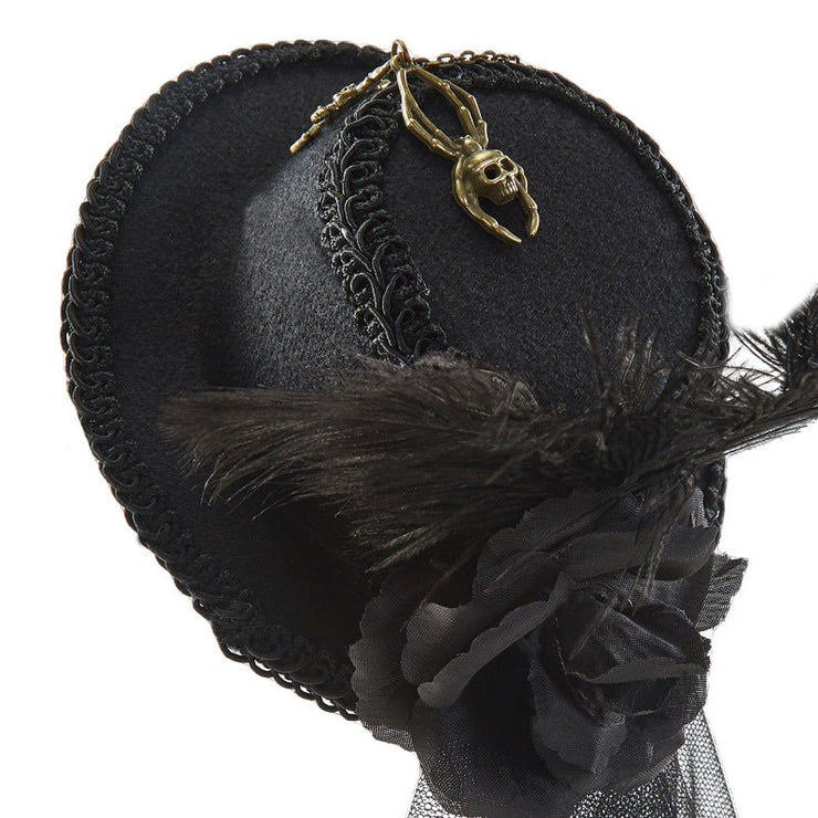 Gothic Steampunk Mini Top Hat