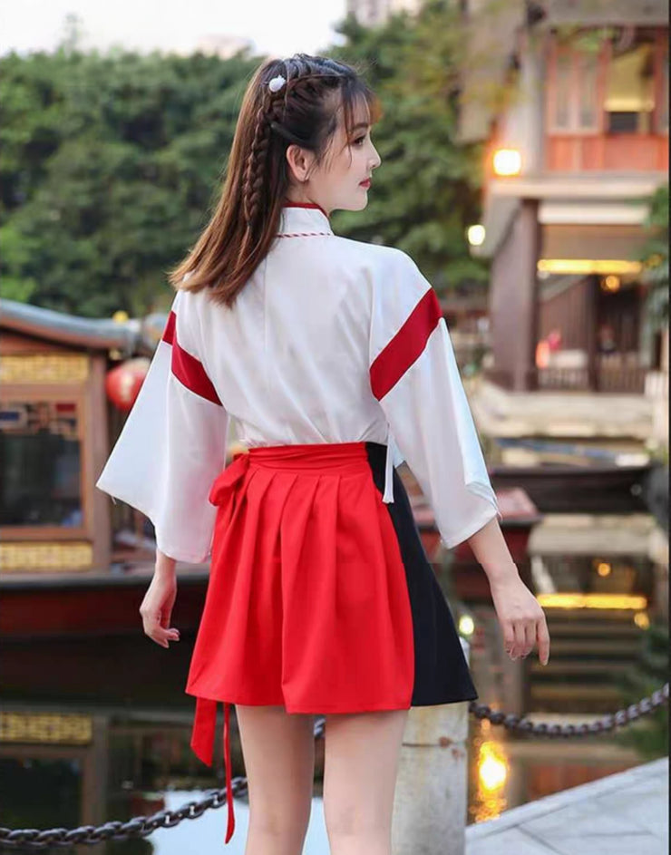 Shrine Maiden Dancing Costume Set