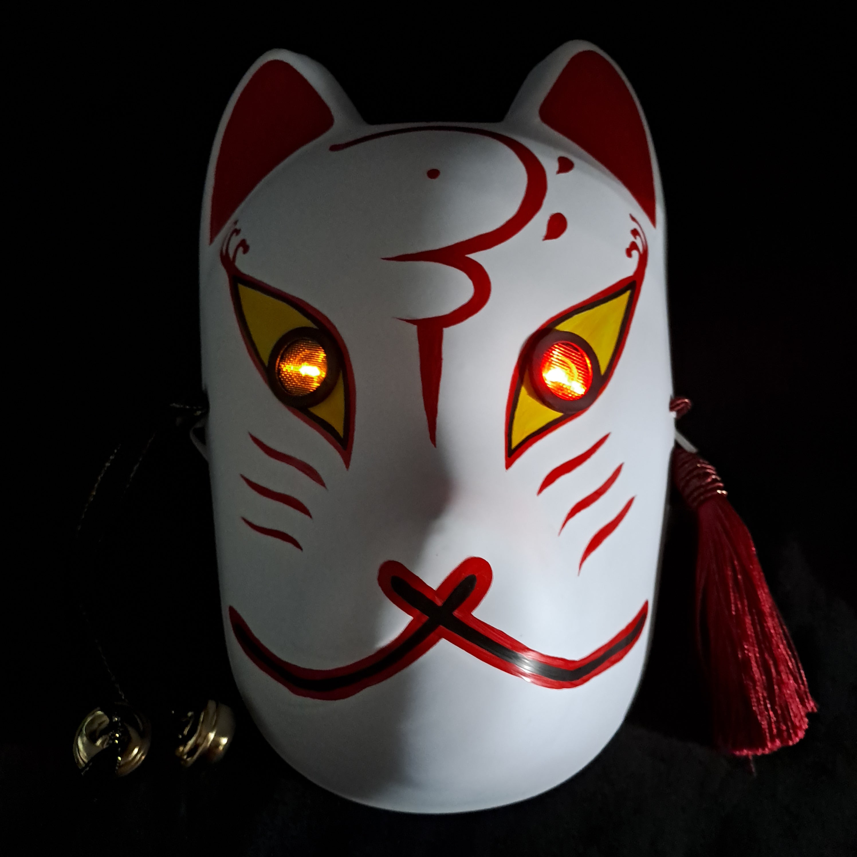 Kitsune Mask Kitsune Mask - Red Curse foxtume None / None