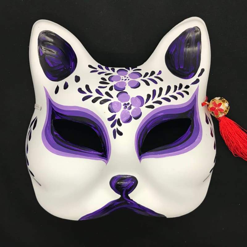 Kitsune mask half face kitsune mask - the jades foxtume