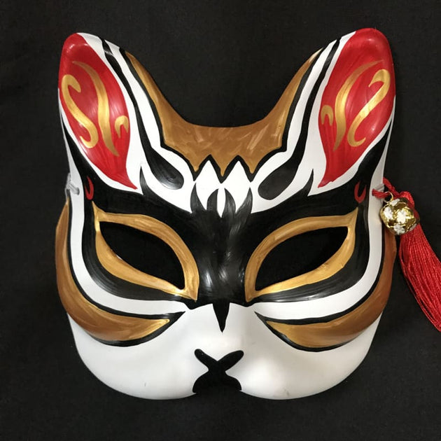 Kitsune Mask Half Face Kitsune Mask - The Thief Foxtume