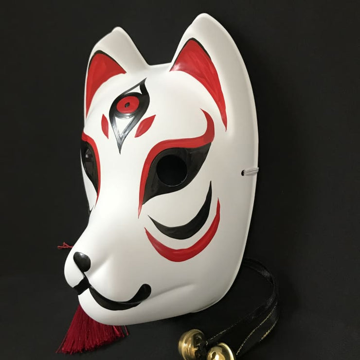 Kitsune Mask | The Third Eye In Red | Foxtume