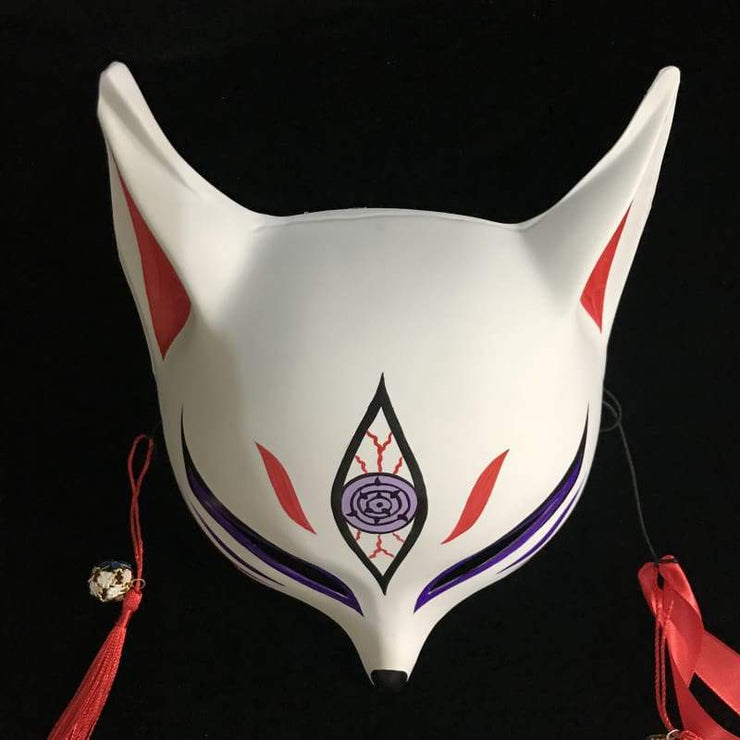 Kitsune Mask Sharp Ears Kitsune Mask - Naruto Rinnegan Foxtume