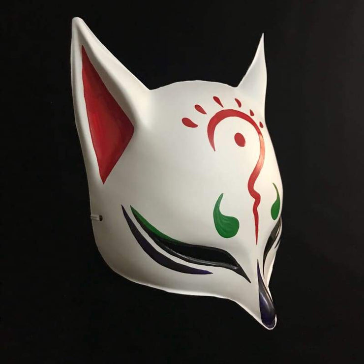 Sharp Ears Kitsune Mask - Onmyoji Foxtume