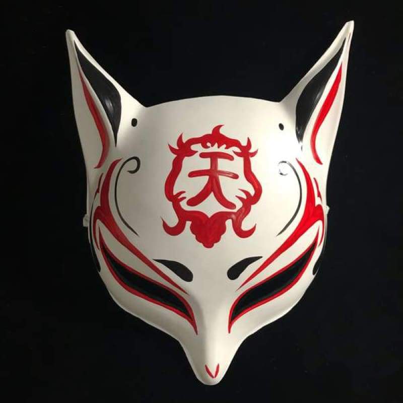 Kitsune Mask Sharp Ears Kitsune Mask - Naruto Rinnegan Foxtume